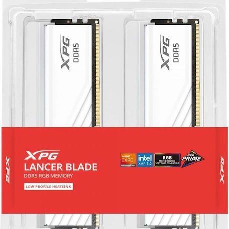Adata Lancer Blade RGB DDR5 32GB RAM με 2x16GB Modules και Ταχύτητα 6000 για Desktop