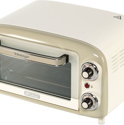 Ariete Oven Ηλεκτρικό Φουρνάκι 10lt Χωρίς Εστίες Μπεζ