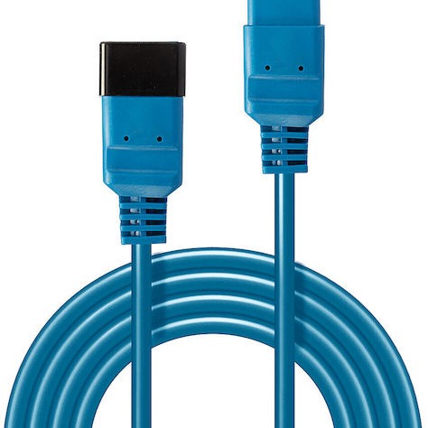 Lindy IEC C19 - IEC C20 Cable 2m Μπλε 30121