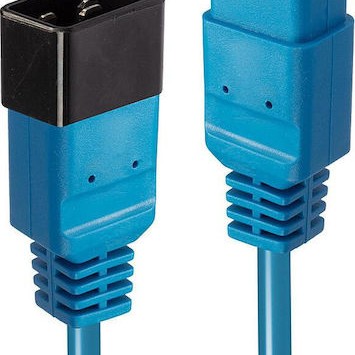 Lindy IEC C19 - IEC C20 Cable 3m Μπλε 30122