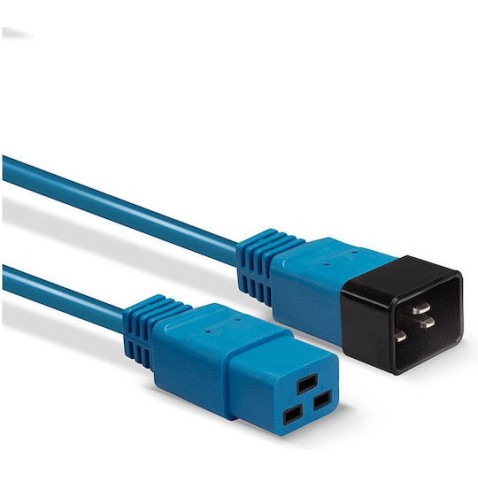 Lindy IEC C19 - IEC C20 Cable 3m Μπλε 30122