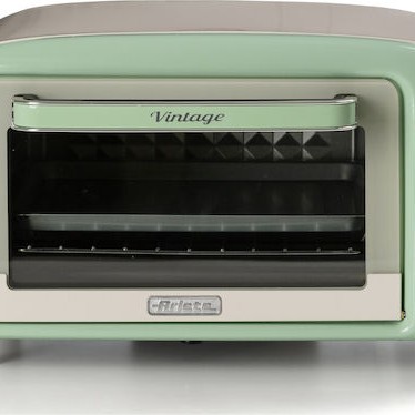 Ariete Vintage Mini Ηλεκτρικό Φουρνάκι 10lt Χωρίς Εστίες Πράσινο