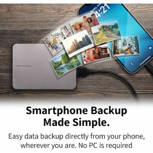 Toshiba Canvio Flex USB 3.2 Εξωτερικός HDD 1TB 2.5