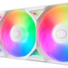 CoolerMaster SickleFlow Edge 360 Case Fan 120mm με ARGB Φωτισμό και Σύνδεση 4-Pin PWM Λευκό
