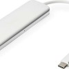 Digitus USB 3.0 Hub 5 Θυρών με σύνδεση USB-C & Θύρα Φόρτισης Ασημί