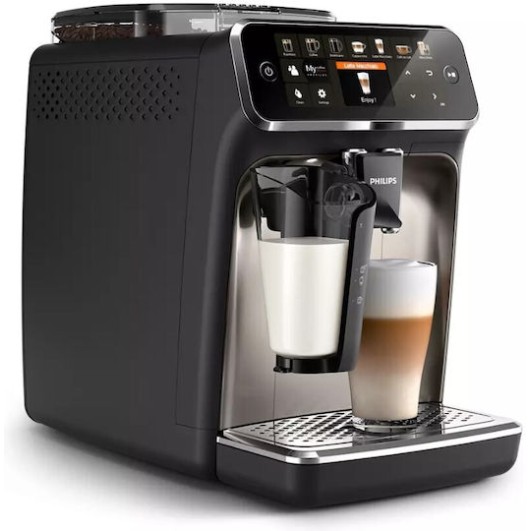 Philips Series 5500 Αυτόματη Μηχανή Espresso 1500W Πίεσης 15bar με Μύλο Άλεσης Μαύρη