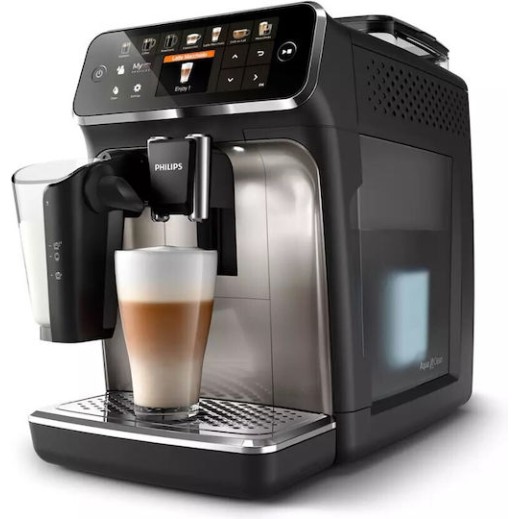 Philips Series 5500 Αυτόματη Μηχανή Espresso 1500W Πίεσης 15bar με Μύλο Άλεσης Μαύρη