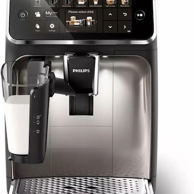 Philips Series 5500 Αυτόματη Μηχανή Espresso 1500W Πίεσης 15bar με Μύλο Άλεσης Μαύρη