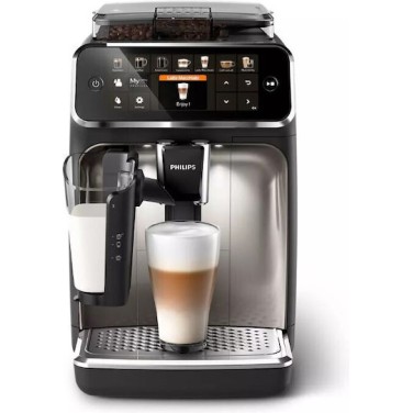 Philips Series 5500 Αυτόματη Μηχανή Espresso 1500W Πίεσης 15bar με Μύλο Άλεσης Μαύρη
