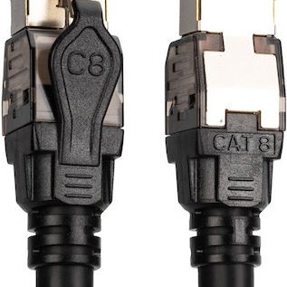 Digitus S/FTP Cat.6 Καλώδιο Δικτύου Ethernet 2m Μαύρο 1τμχ