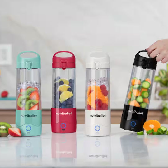 NutriBullet Μπλέντερ με Κανάτα Tritan 475 ml 7.4V Light Green NBP003LG