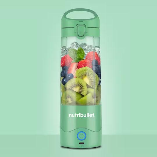 NutriBullet Μπλέντερ με Κανάτα Tritan 475 ml 7.4V Light Green NBP003LG