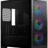 CoolerMaster Elite 302 Gaming Midi Tower Κουτί Υπολογιστή με Πλαϊνό Παράθυρο και ARGB Φωτισμό Μαύρο
