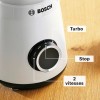 Bosch Μπλέντερ για Smoothies 1.5lt 1200W Λευκό MMB6141W