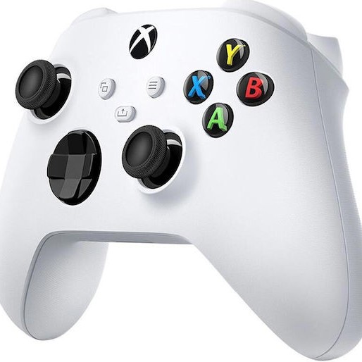 Microsoft Xbox Series Controller QAS-00009 Ασύρματο Robot White