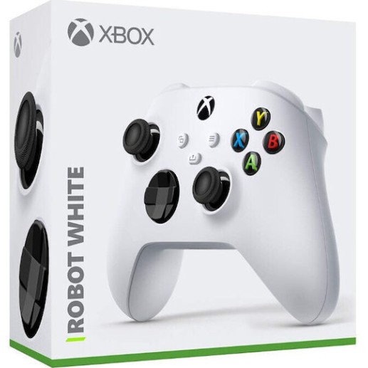 Microsoft Xbox Series Controller QAS-00009 Ασύρματο Robot White