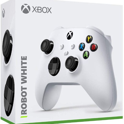 Microsoft Xbox Series Controller QAS-00009 Ασύρματο Robot White