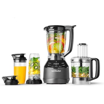 NutriBullet Μπλέντερ με Πλαστική Κανάτα 1.8 lt 1500W Μαύρο NBF580B