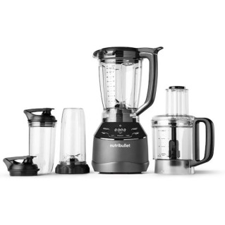NutriBullet Μπλέντερ με Πλαστική Κανάτα 1.8 lt 1500W Μαύρο NBF580B