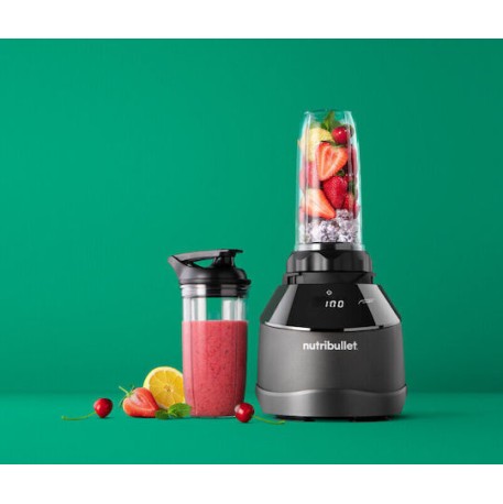 NutriBullet Μπλέντερ με Πλαστική Κανάτα 1.8 lt 1500W Μαύρο NBF580B
