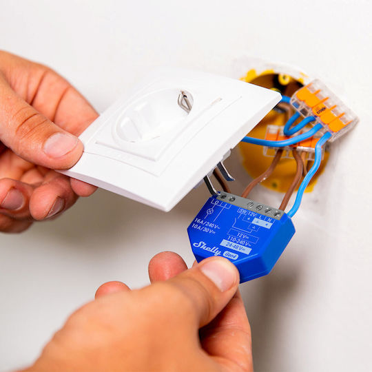 Shelly Smart Ενδιάμεσος Διακόπτης με Σύνδεση ZigBee