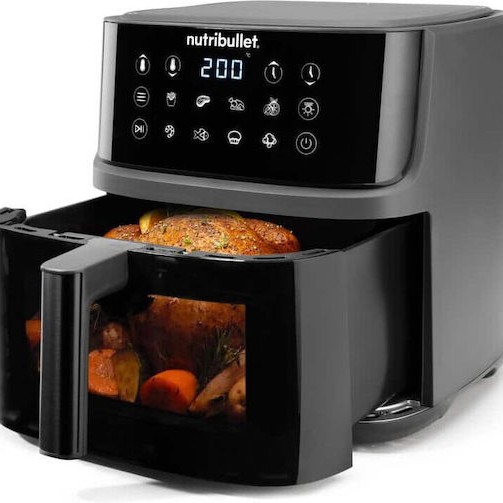 NutriBullet Air Fryer 8lt Μαύρο 0C12500004