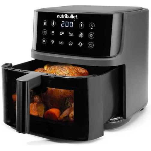 NutriBullet Air Fryer 8lt Μαύρο 0C12500004