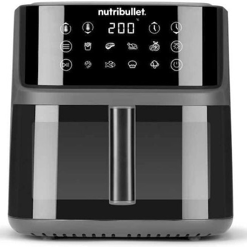 NutriBullet Air Fryer 8lt Μαύρο 0C12500004