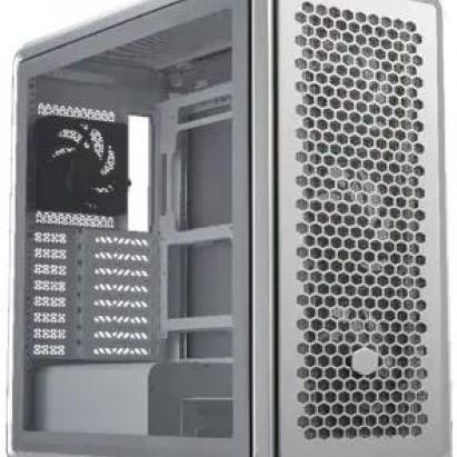 CoolerMaster Masterframe 600 Gaming Midi Tower Κουτί Υπολογιστή με Πλαϊνό Παράθυρο Ασημί