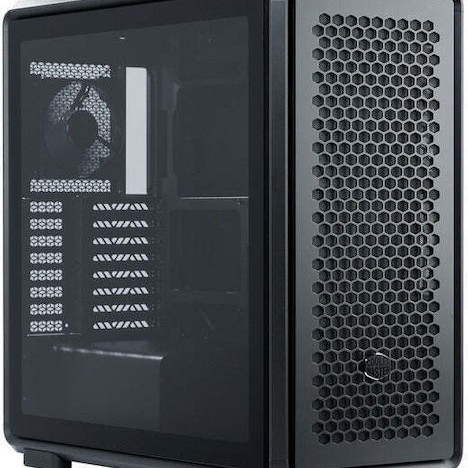 CoolerMaster Masterframe 600 Gaming Midi Tower Κουτί Υπολογιστή με Πλαϊνό Παράθυρο Μαύρο