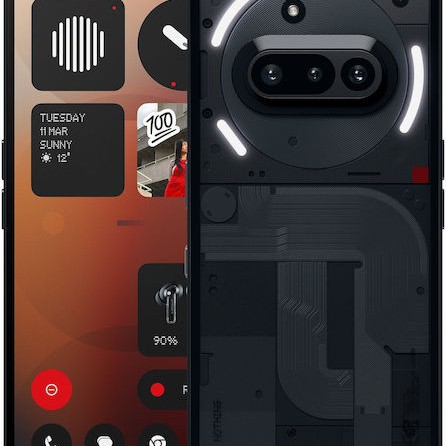 Nothing Phone (3a) 5G Dual SIM (12/256GB) Μαύρο