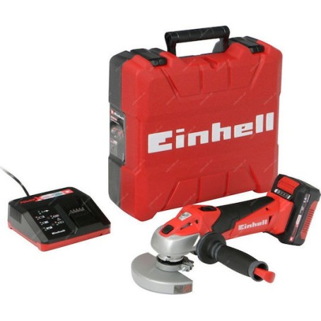 Einhell TE-AG 18/115 Li Kit Τροχός 115mm Μπαταρίας 1x3Ah