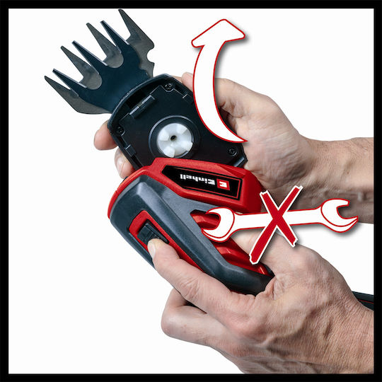 Einhell 3410365 Μπορντουροψάλιδο Μπαταρίας 3.6V με Μήκος Λάμας 11cm