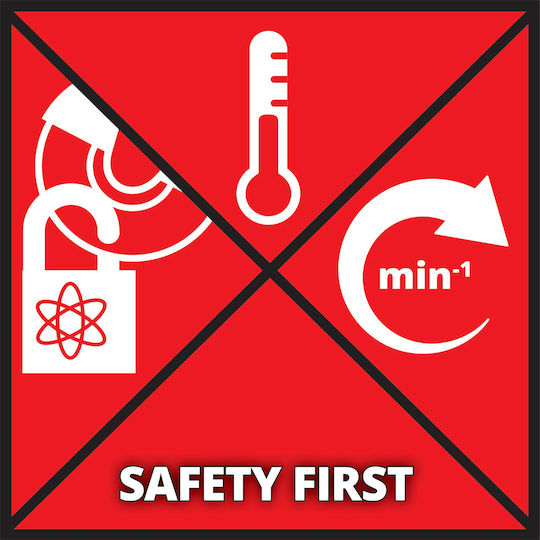 Einhell TC-AG 18/115 Li Τροχός 115mm Μπαταρίας 1x4Ah