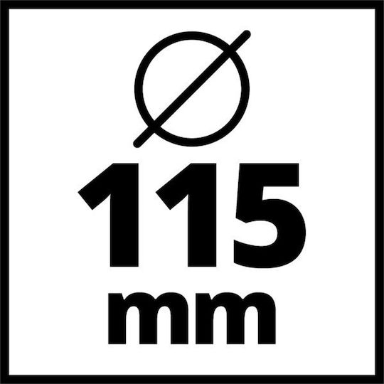 Einhell TC-AG 18/115 Li Τροχός 115mm Μπαταρίας 1x4Ah