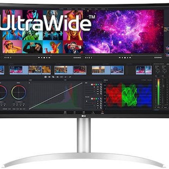 LG 40WP95XP-W Ultrawide IPS HDR Curved Monitor 39.7