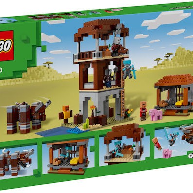Lego Minecraft The Pillager Outpost and Ravager για 9+ Ετών 665τμχ