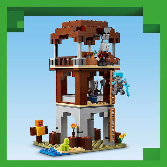 Lego Minecraft The Pillager Outpost and Ravager για 9+ Ετών 665τμχ