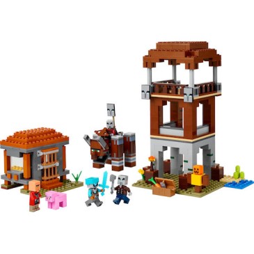 Lego Minecraft The Pillager Outpost and Ravager για 9+ Ετών 665τμχ