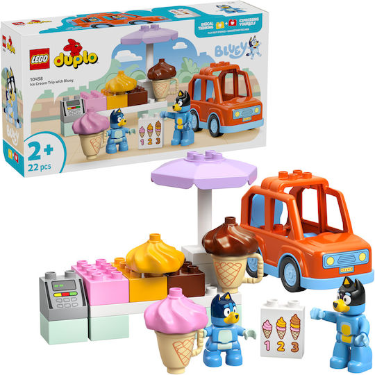 Lego Duplo Ice Cream Trip With Bluey για 2+ Ετών 22τμχ