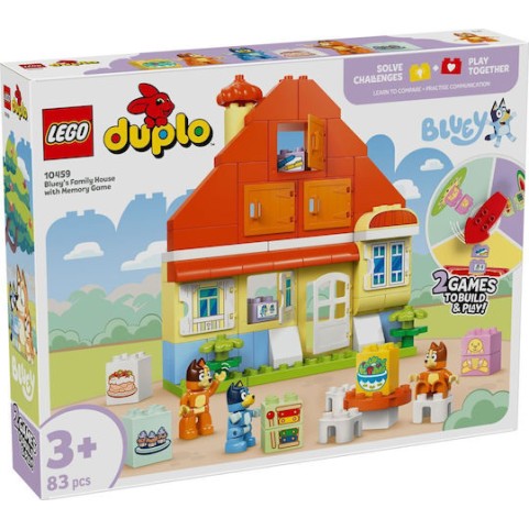 Lego Duplo Bluey's Family House With Memory Game για 3+ Ετών 83τμχ