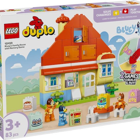 Lego Duplo Bluey's Family House With Memory Game για 3+ Ετών 83τμχ