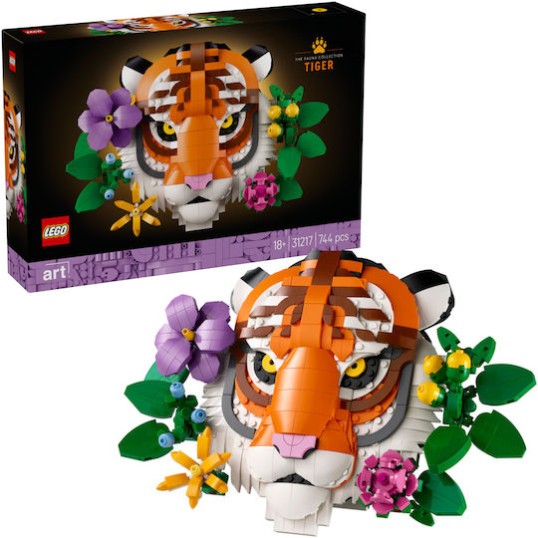 Lego Art The Fauna Collection - Tiger για 18+ Ετών 744τμχ