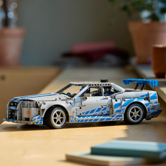 Lego Technic 2 Fast 2 Furious Nissan Skyline GT-R (R34) Car για 18+ Ετών 1.410τμχ