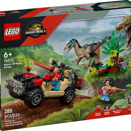 Lego Jurassic World Raptor Off-Road Escape για 6+ Ετών 285τμχ