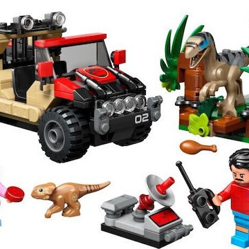 Lego Jurassic World Raptor Off-Road Escape για 6+ Ετών 285τμχ