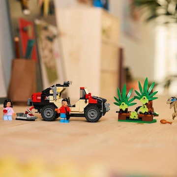Lego Jurassic World Raptor Off-Road Escape για 6+ Ετών 285τμχ