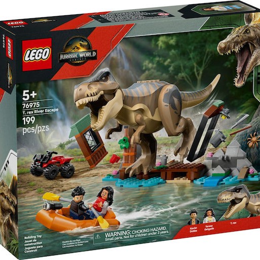 Lego Jurassic World T.Rex River Escape για 5+ Ετών 199τμχ
