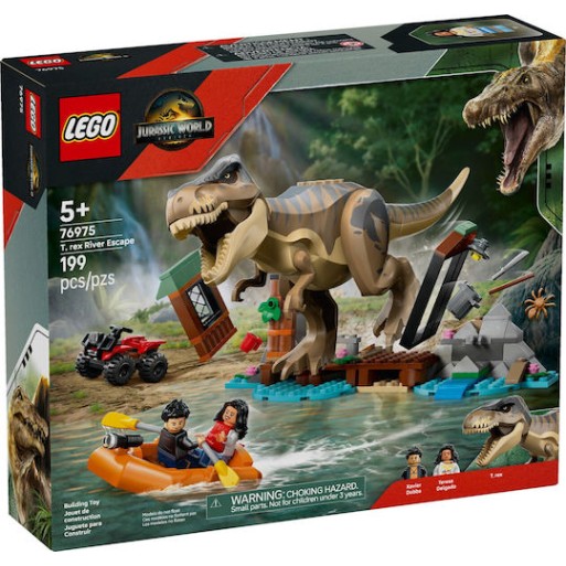 Lego Jurassic World T.Rex River Escape για 5+ Ετών 199τμχ