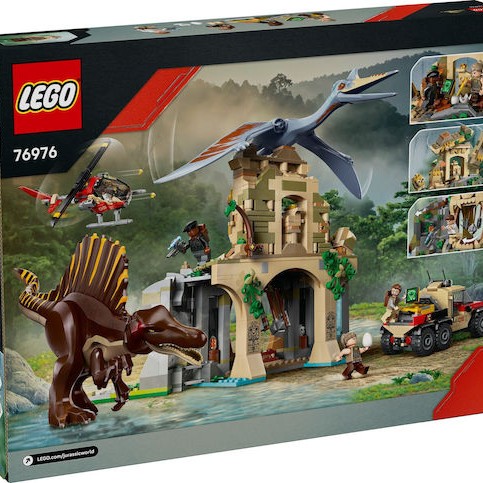 Lego Jurassic World Spinosaurus & Quetzalcoatlus Air Mission για 8+ Ετών 984τμχ